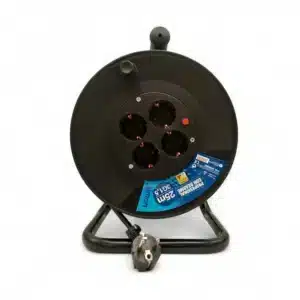 ALARGADERA ENROLLABLE 25M SIMON NEGRO 4 TOMAS