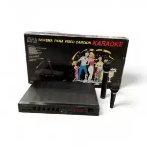 KARAOKE VSK-100KGA + 2 MANDOS (UNO CABLEADO Y OTRO INALAMBRICO) + CAJA