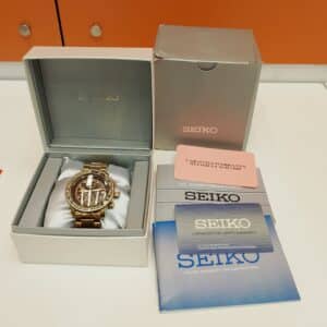 RELOJ SEIKO FLIGHTMASTER SNA411 + CAJA + CERTIFICADO
