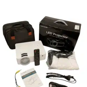 PROYECTOR TOPVISION T6 + MALETIN + LONA PROYECCIONES