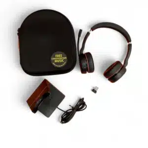 AURICULARES INALAMBRICOS JABRA HSC040WA + FUNDA + SOPORTE DE CARGA