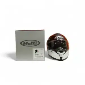 CASCO DE MOTO HJC C70 CURVES BLANCO + FUNDA + CAJA