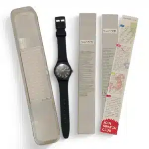 RELOJ SWATCH GN718 AZUL + CAJA + MANUAL