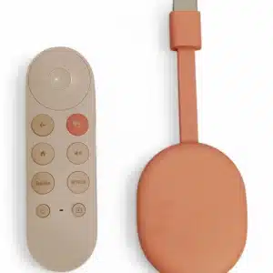 GOOGLE CHROMECAST ROSA 4k+MANDO