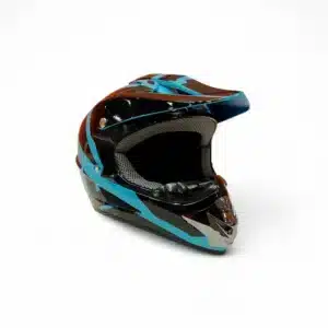 CASCO PARA MOTOCROSS FWVSS 218  MTB  FOX AZUL/ NEGRO  "M 57/58