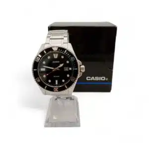 RELOJ CASIO WR 2784 ESFERA NEGRA + CAJA