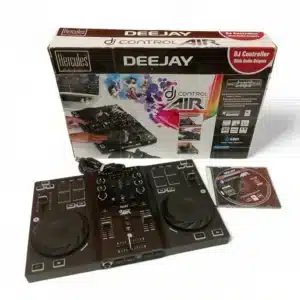 MESA DE MEZCLAS HERCULES DJ CONTROL AIR + CAJA