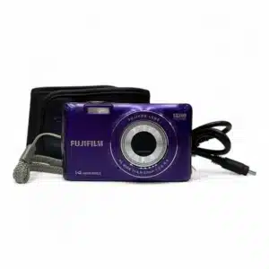 CAMARA DE FOTOS FUJIFILM JX500 MORADA + BATERIA + CABLE DE CARGA