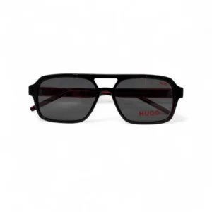 GAFAS DE SOL HUGO BOSS HG1241/S NEGRAS Y ROJAS