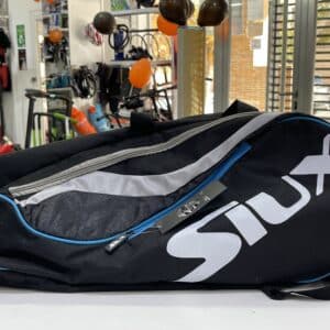 PALETERO DE PADEL SIUX NEGRO Y AZUL