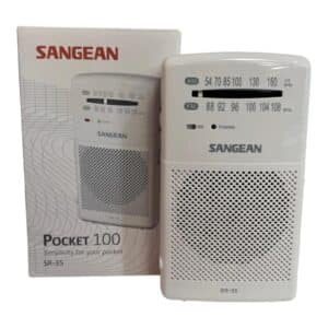 RADIO AM/FM SANGEN POCKET 100 RS35 *A ESTRANR* COLOR BLANCO