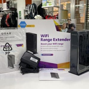 EXTENSOR DE WIFI NETGEAR N300 + CAJA
