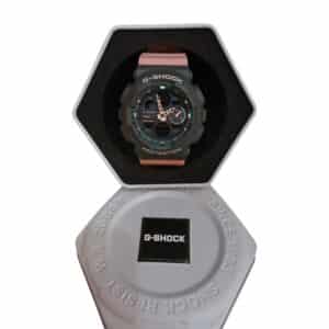 RELOJ CASIO GSHOCK GMA-S140 ESFERA NEGRA Y CORREA ROSA