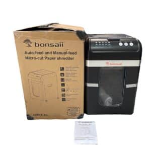 TRITURADORA DE PAPEL BONSAI CON ALIMENTACION AUTOMATICA