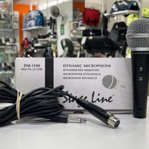 MICROFONO IMG STAGE LINE DYNAMIC DM-1100 CON CAJA