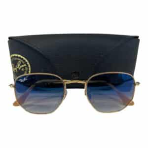 GAFAS DE SOL RAYBAN 3548 HEXAGONAL CRISTAL AZUL + FUNDA