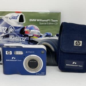 CAMARA HP PHOTOSMART 5607 EDICION BMW.WILLIAMS F1 TEAM + CAJA
