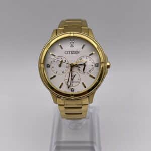 RELOJ CITIZEN ECO DRIVE FD2032 CORONA DORADA