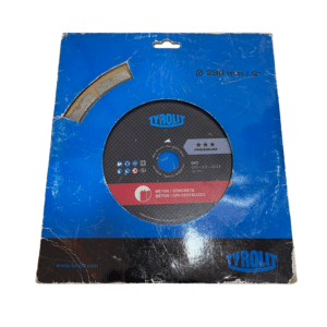 DISCO DE CORTE SECO TYROLIT DCC PREMIUM 230x2,6/2x22,23