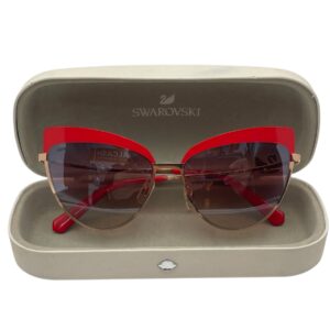 GAFAS DE SOL SWAROVSKI  SK220 56/15 RED + ESTUCHE