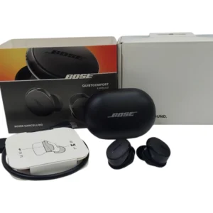EARBUDS BOSE QUIETCOMFORT NEGRO + CAJA + CABLE *A ESTRENAR*