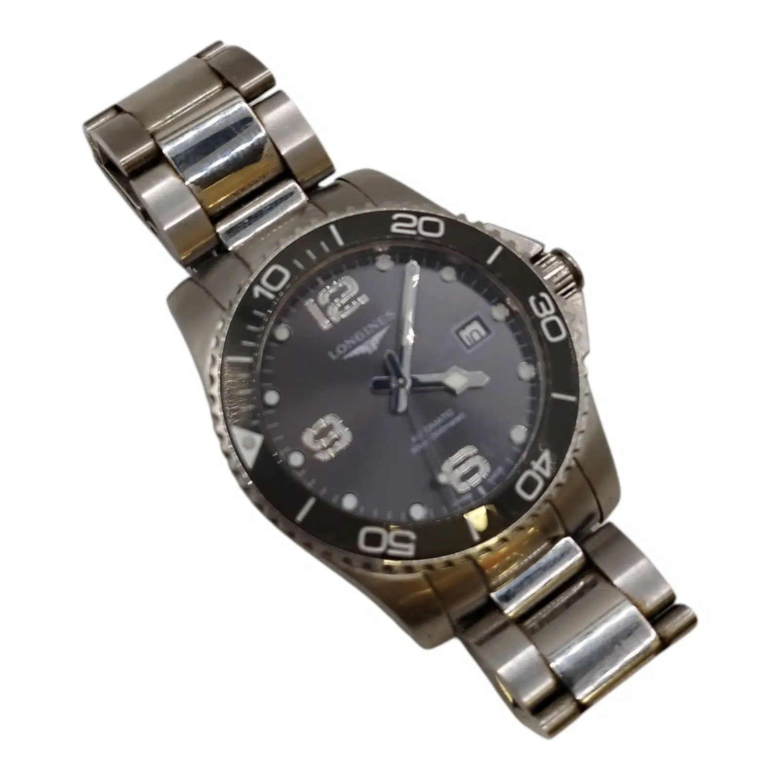 Reloj Automatico Longines Hydroconquest L3.781.4 + Eslabones + Caja — foto 4