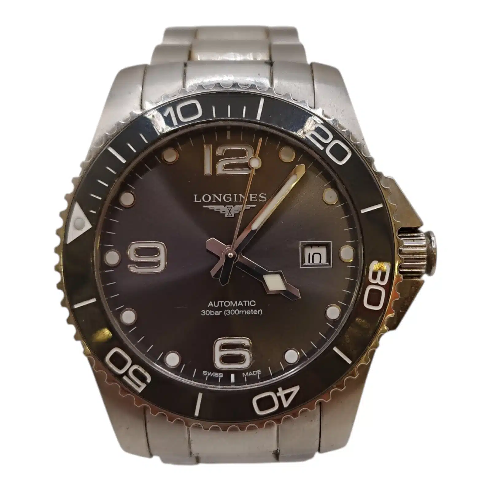 Reloj Automatico Longines Hydroconquest L3.781.4 + Eslabones + Caja — foto 2