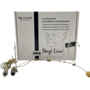 MICROFONO DE DIADEMA STAGE LINE HSE-152A/SK CON CAJA