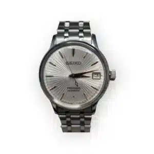 RELOJ SEIKO AUTOMATICO 4R35 PRESAGE PLATEADO + CAJA + ACC + CERTIFICADO
