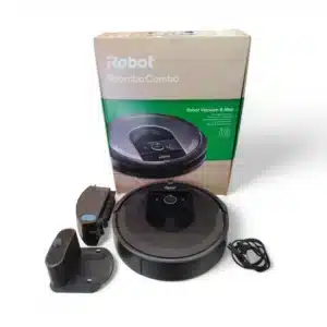 ROBOT ASPIRADOR IROBOT ROOMBA COMBO I8 + CAJA + CARGADOR (RODILLO CENTRAL DESGASTADO)