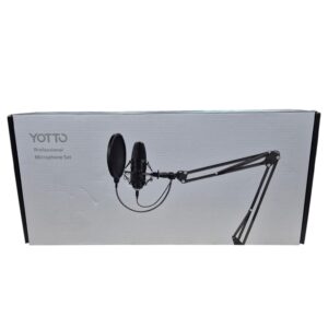 SET DE MICROFONO PROFESIONAL YOTTO +CAJA + ACCESORIOS